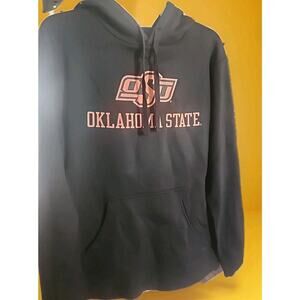 Medium OSU OKLAHOMA STATE COWBOYS BLACK HOODIE Brand New A121 Fanatics Awesome